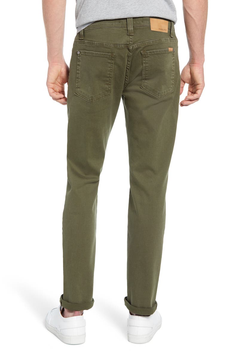 Fidelity Denim Jimmy Slim Straight Leg Jeans, Alternate, color, 