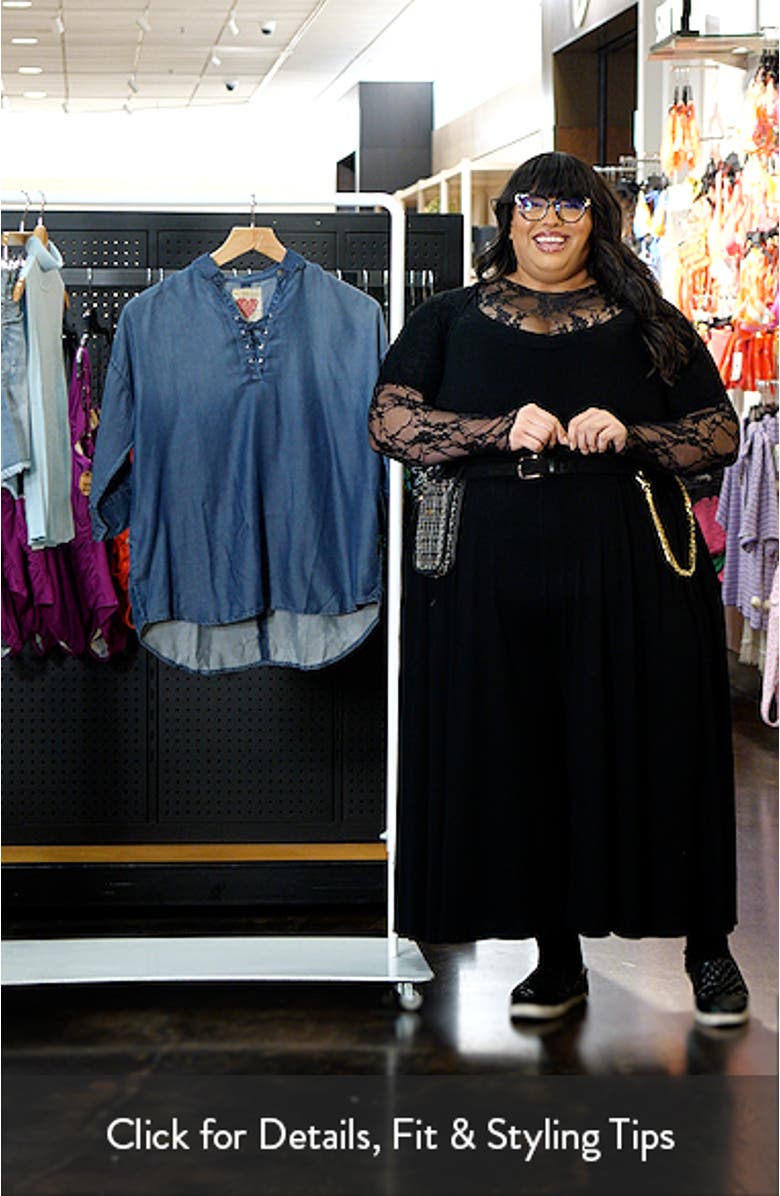 Jeans Lace-Up Top, sales video thumbnail