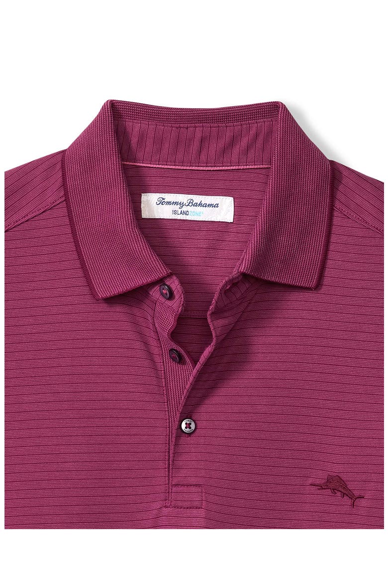 Bay Stripe IslandZone® Performance Polo, Alternate, color, PURPLE POTION