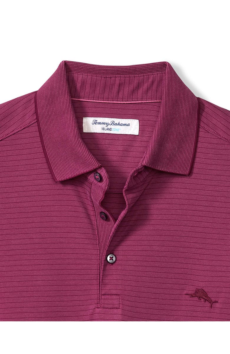 Tommy Bahama Bay Stripe IslandZone<sup>®</sup> Performance Polo, Alternate, color, Purple Potion