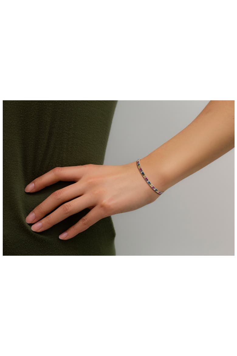 Slider Bracelet, Alternate, color, SILVER/ MULTI