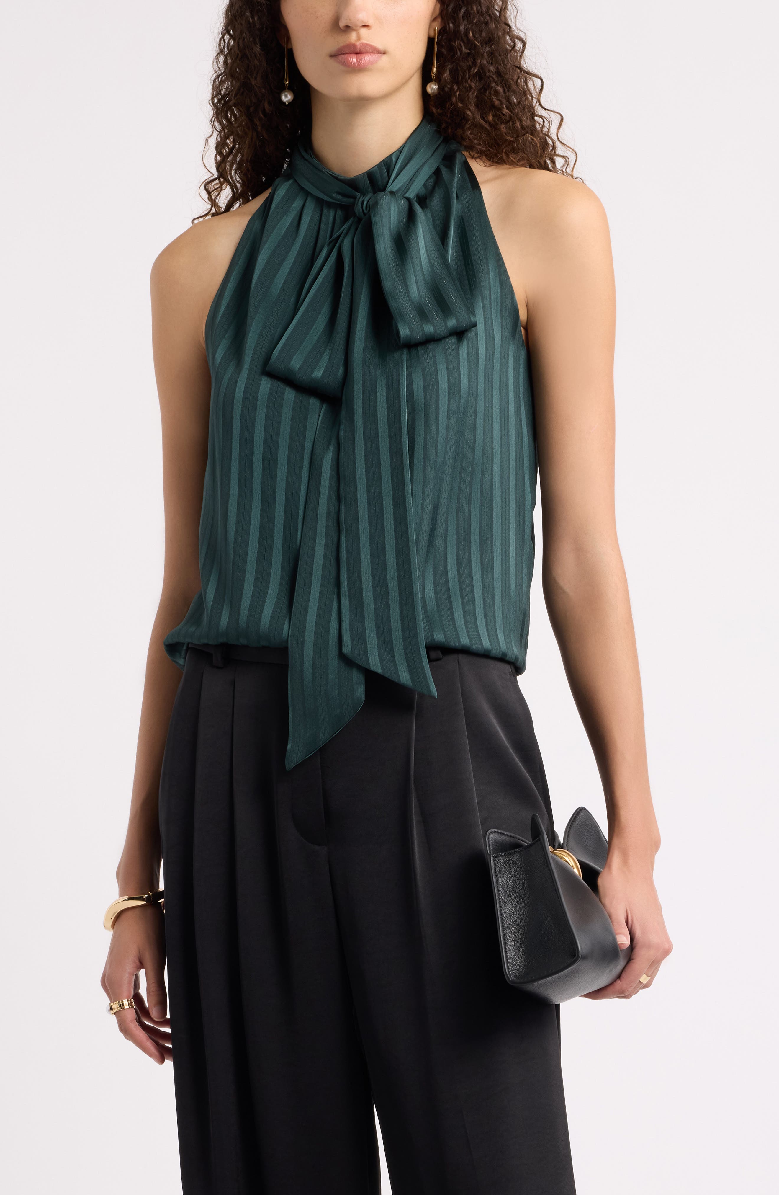 Nordstrom Convertible Tie Halter Top (Women) | Nordstrom