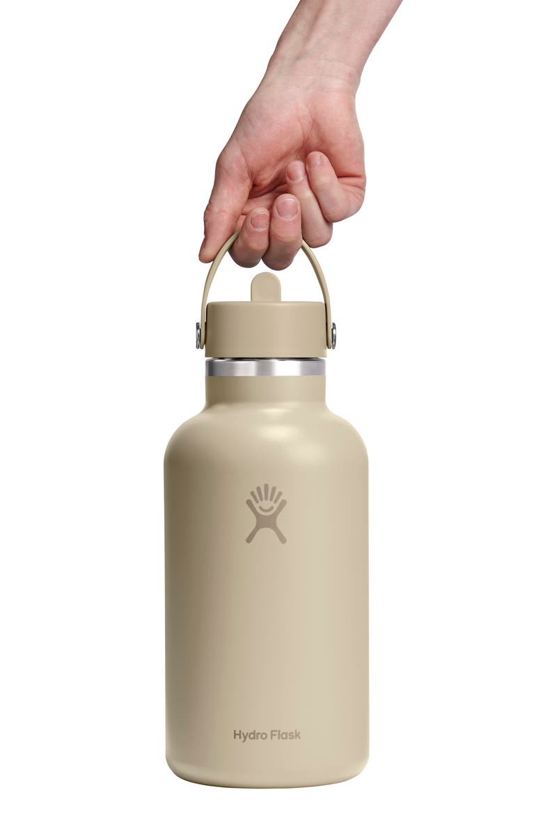 64-Ounce Wide Mouth with Flex Straw Cap, Alternate, color, OAT