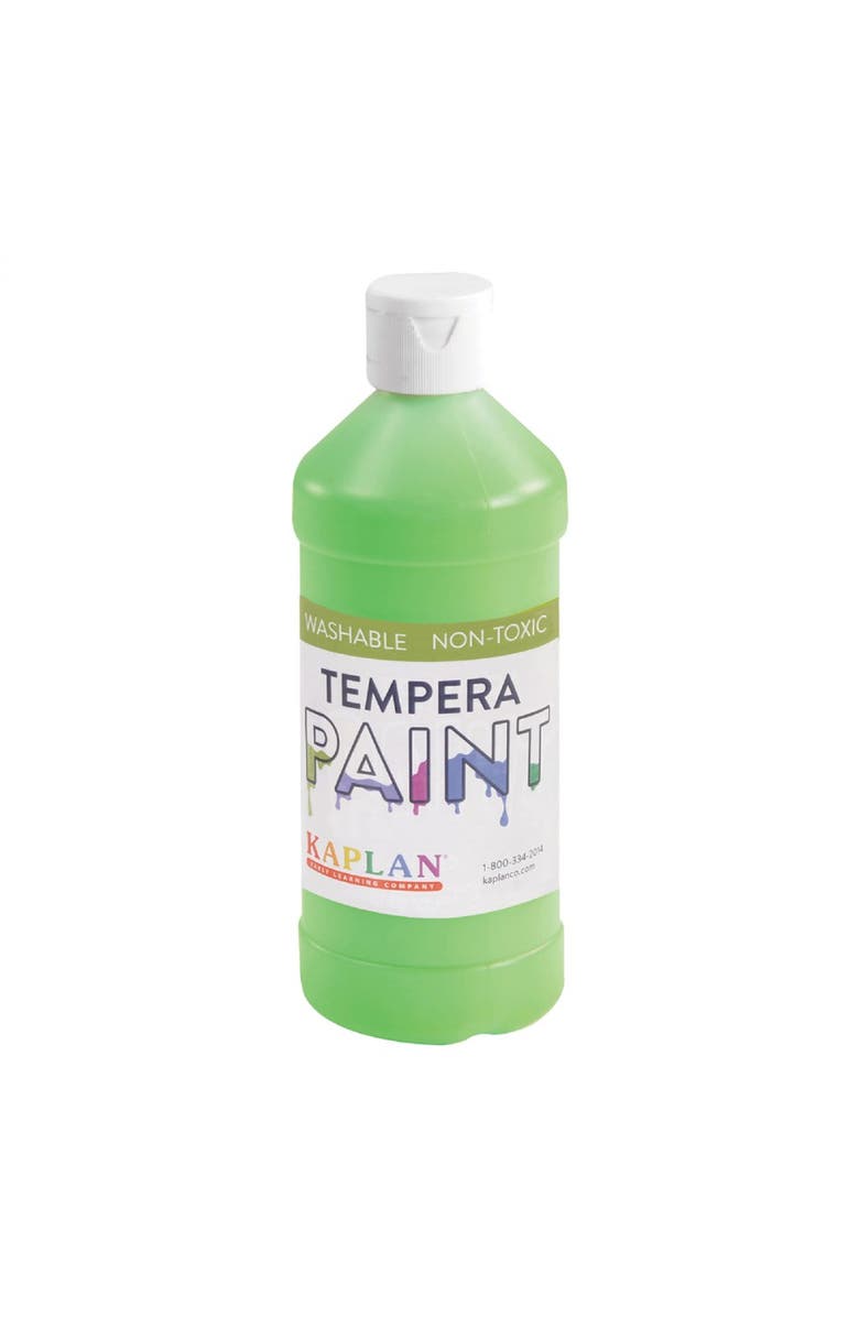 Kaplan Early Learning Company Kaplan Fluorescent Tempera Paint - Set of 6, Alternate, color, Multicolored