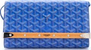Pre-Owned Goyard Monte Carlo Clutch with Strap Coated Canvas PM