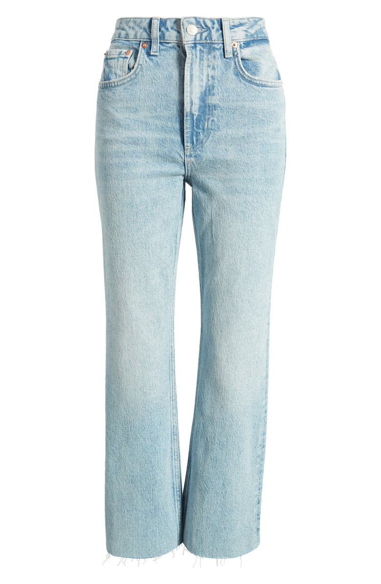 Rails Sunset High Waist Crop Flare Jeans, Alternate, color, Snowbird