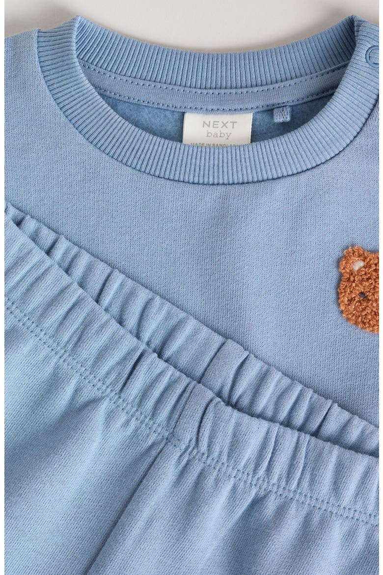 Bear Sweatshirt & Sweatpants Set, Alternate, color, BLUE