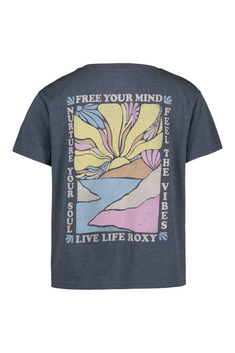 Kids' Free Your Mind Graphic T-Shirt, Alternate, color, VINTAGE INDIGO HEATHER