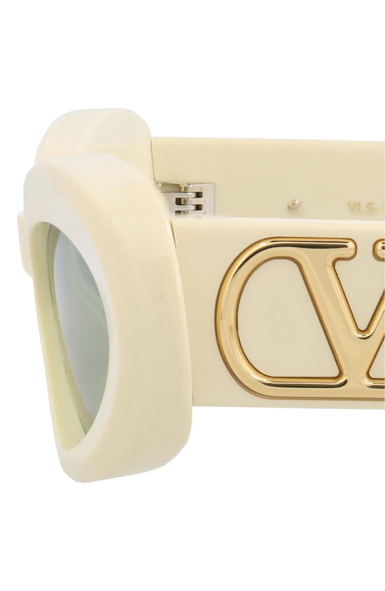 Valentino Sunglasses, Alternate, color, Ivory Ivory Green