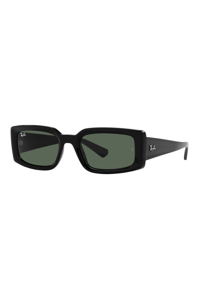Kiliane 54mm Pillow Sunglasses, Alternate, color, BLACK