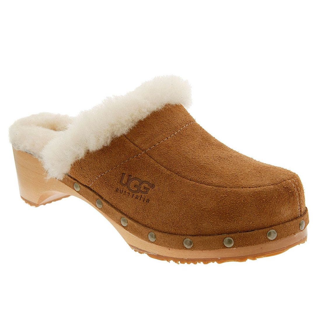 Australia ‘Kalie’ Clog, Main, color, CHESTNUT