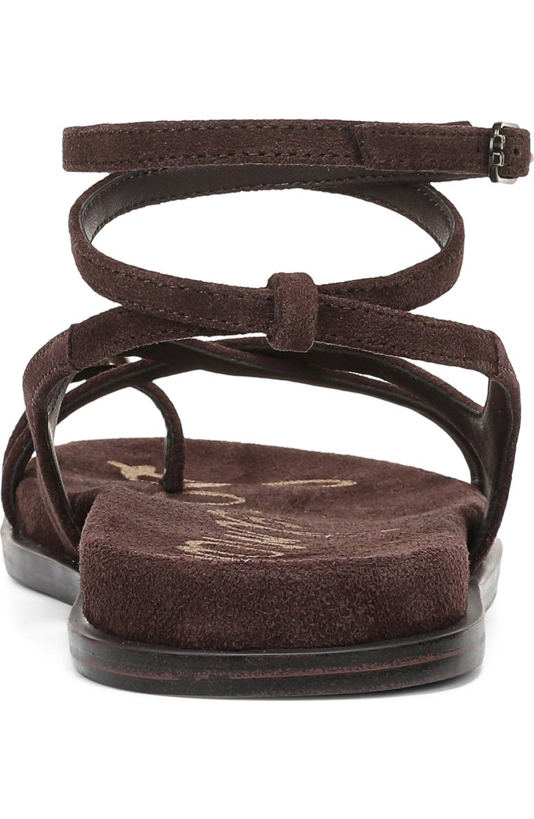 Sam Edelman Lottie Ankle Strap Sandal, Alternate, color, Cafe Noir
