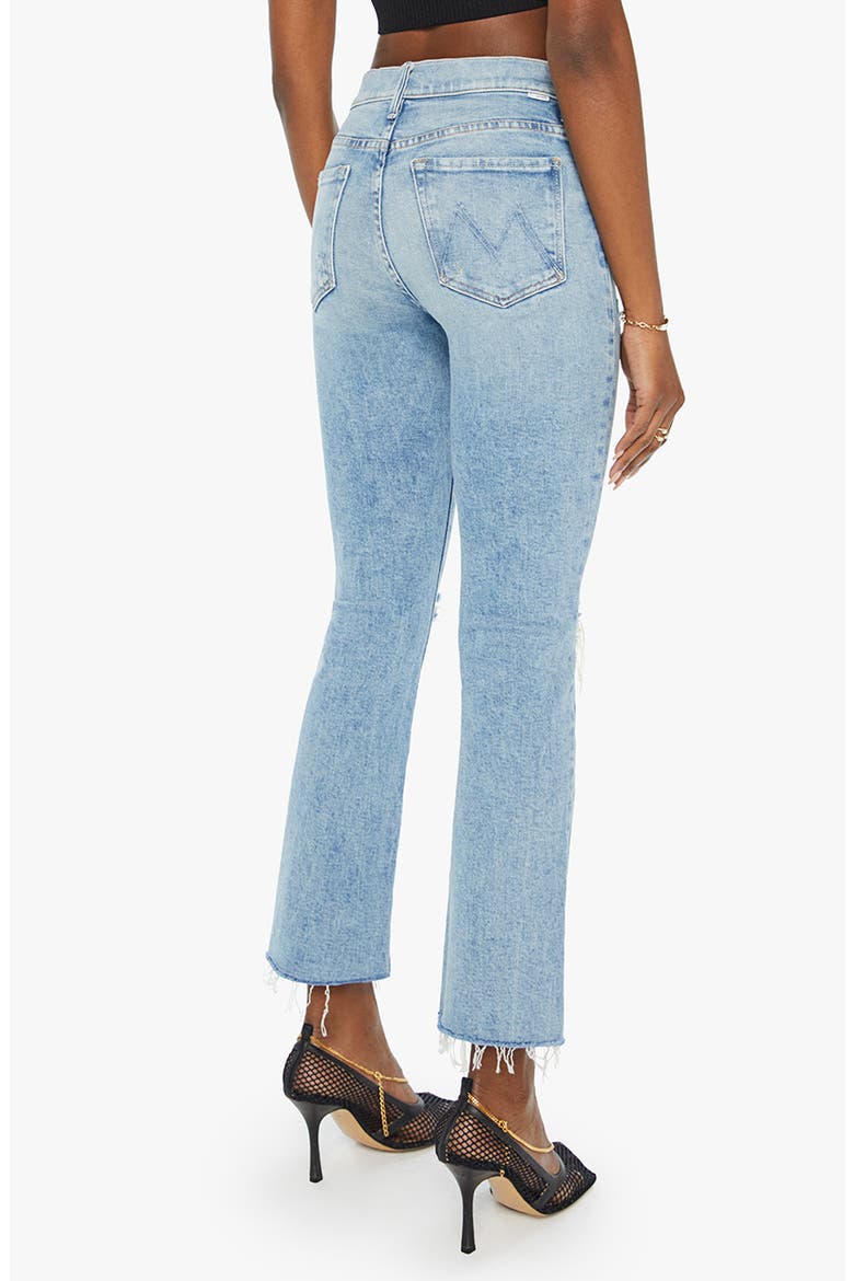 The Insider Flood High Waist Frayed Hem Bootcut Jeans, Alternate, color, PEAK A BOO