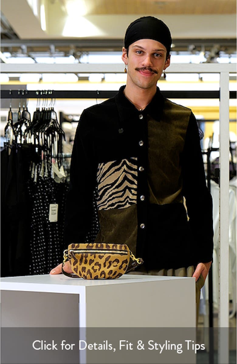 Petite Pablo Cat Suede Belt Bag, sales video thumbnail