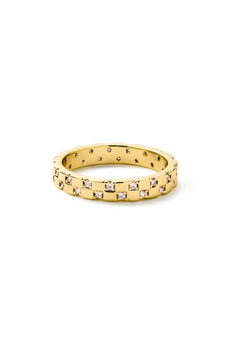 Eden Cubic Zirconia Ring, Alternate, color, GOLD / CLEAR