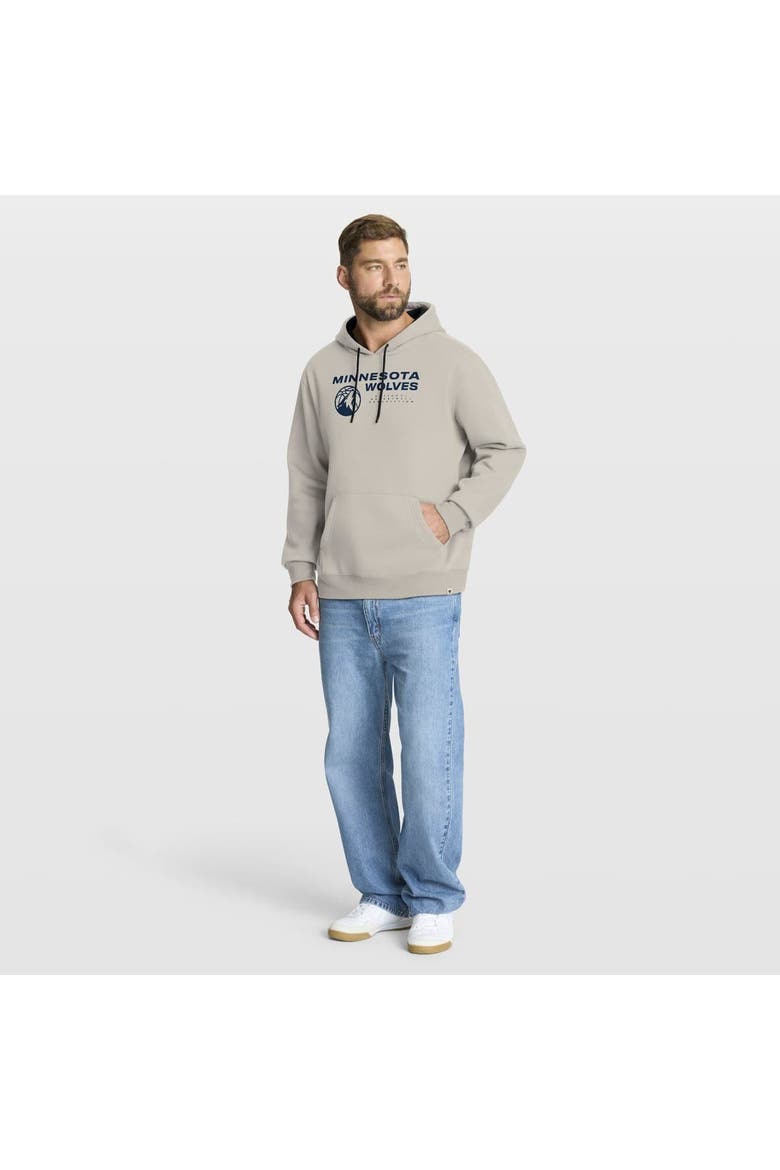 Men's Fanatics Off White Minnesota Timberwolves Crossover Collection Blocked Shot Premium Pullover Hoodie, Alternate, color, Cream