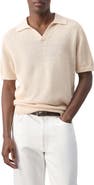 MANGO Microstructure Cotton Blend Polo