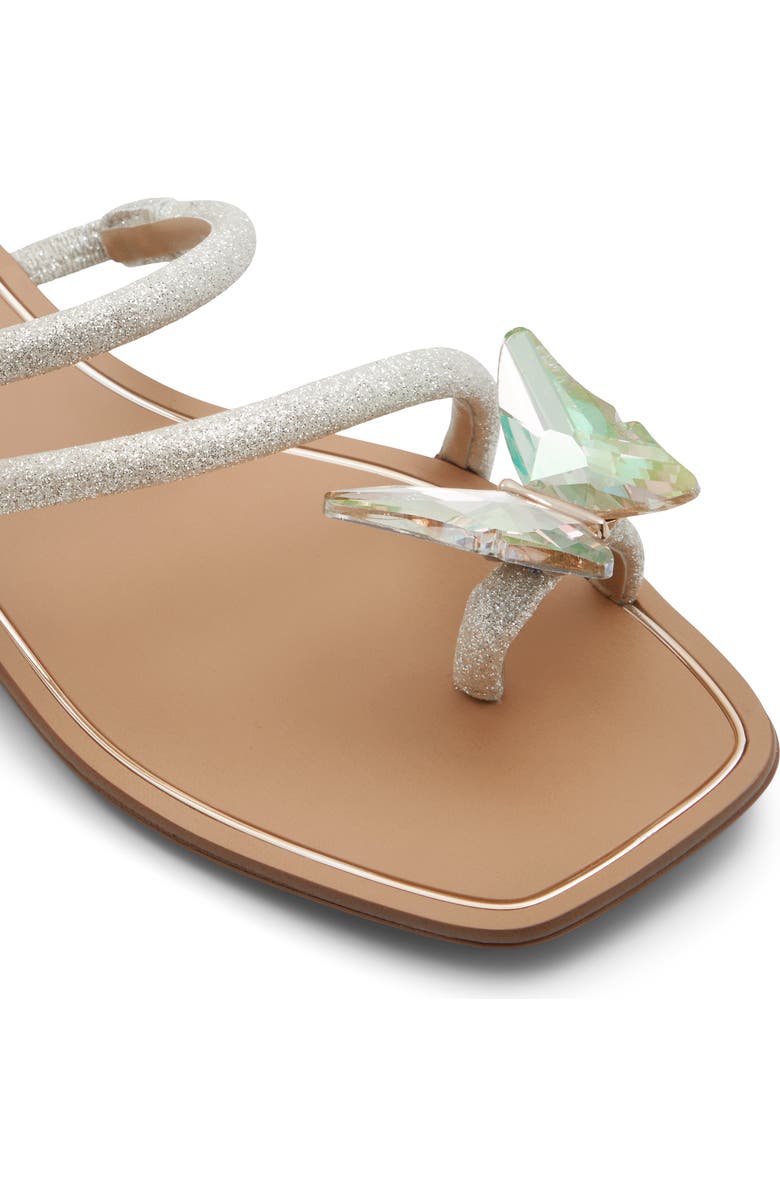 ALDO Garberia Crystal Butterfly Sandal, Alternate, color,
