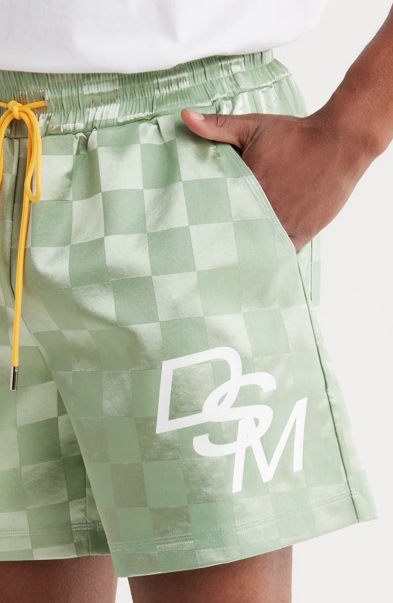 DIET STARTS MONDAY Checkered Shorts, Alternate, color, 