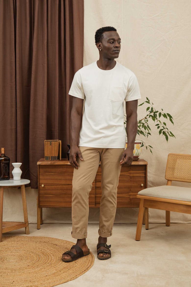 Recycled Pocket Tee, Alternate, color, Ivory