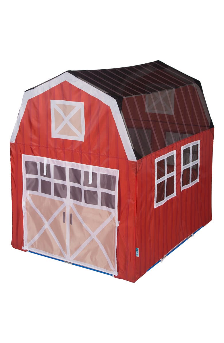 Pacific Play Tents Barnyard Play House, Main, color, Red