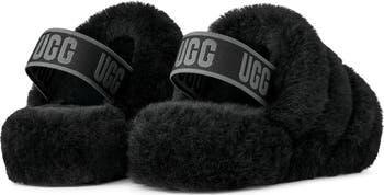 UGG® Fluff Yeah Faux Fur Slingback Sandal (Women) | Nordstrom