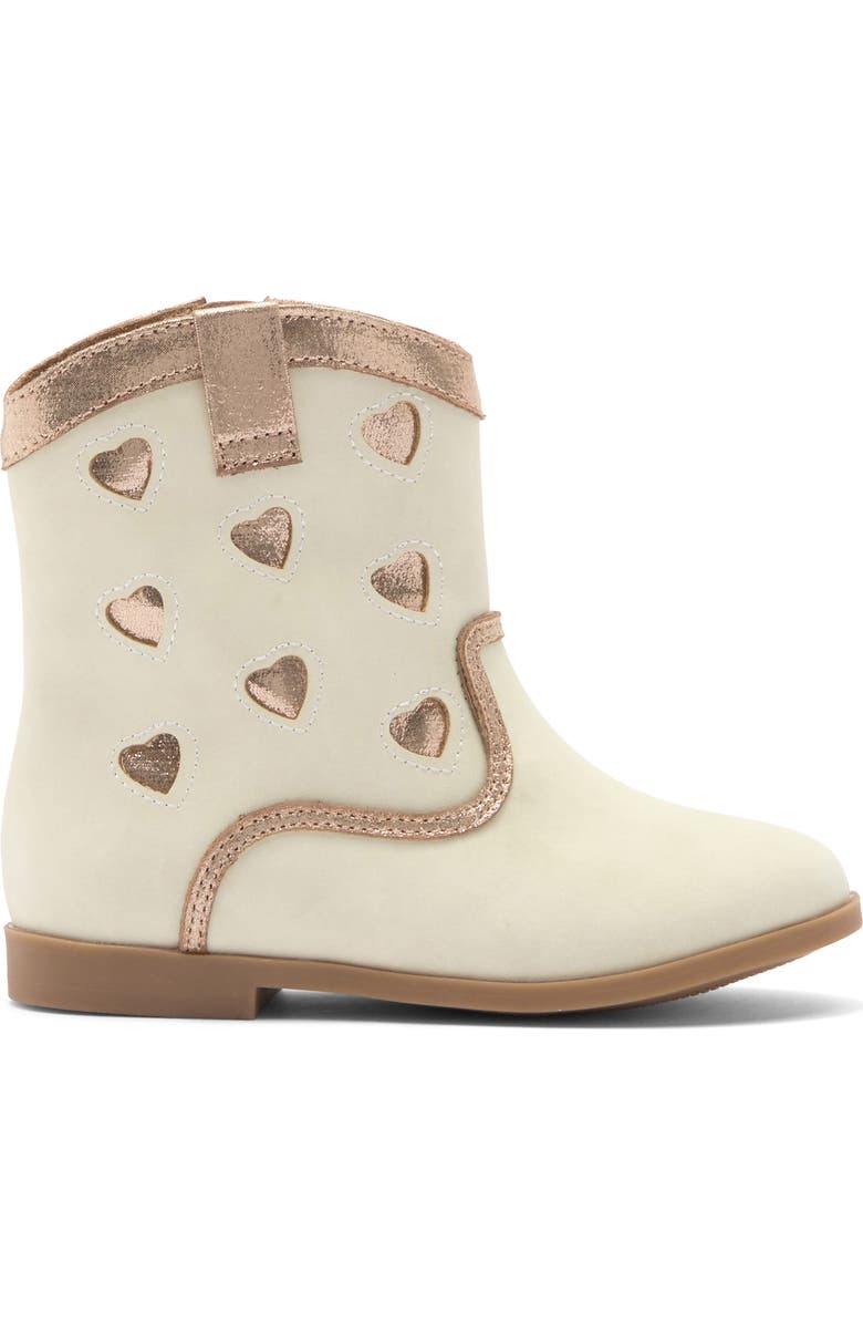 Tucker + Tate Gloria Heart Western Boot, Alternate, color, Gold Multi