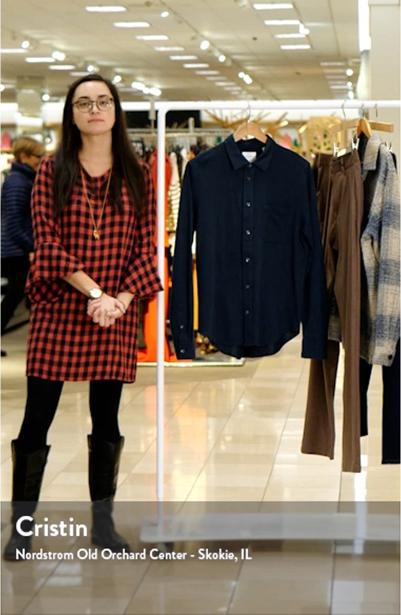 Hemp & Cotton Knit Button-Up Shirt, sales video thumbnail