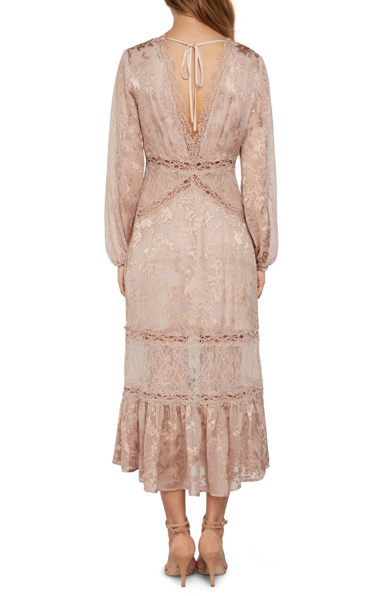 Willow & Clay Lace Midi Dress, Alternate, color, 
