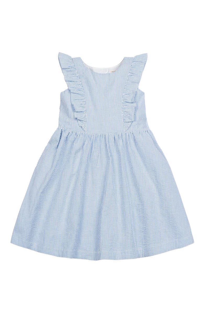 Hope & Henry Baby Girls' Organic Flutter Sleeve Open Back Dress, Infant, Alternate, color, 