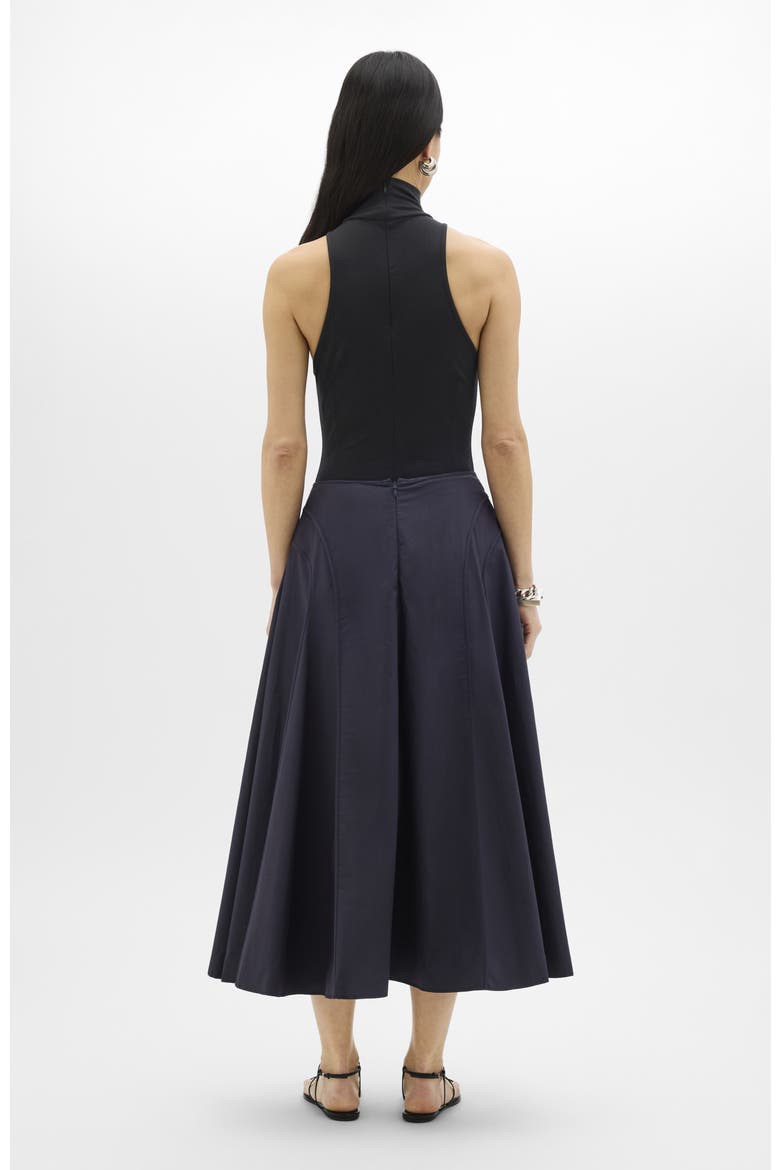 Seamed Full Skirt, Alternate, color, Midnight