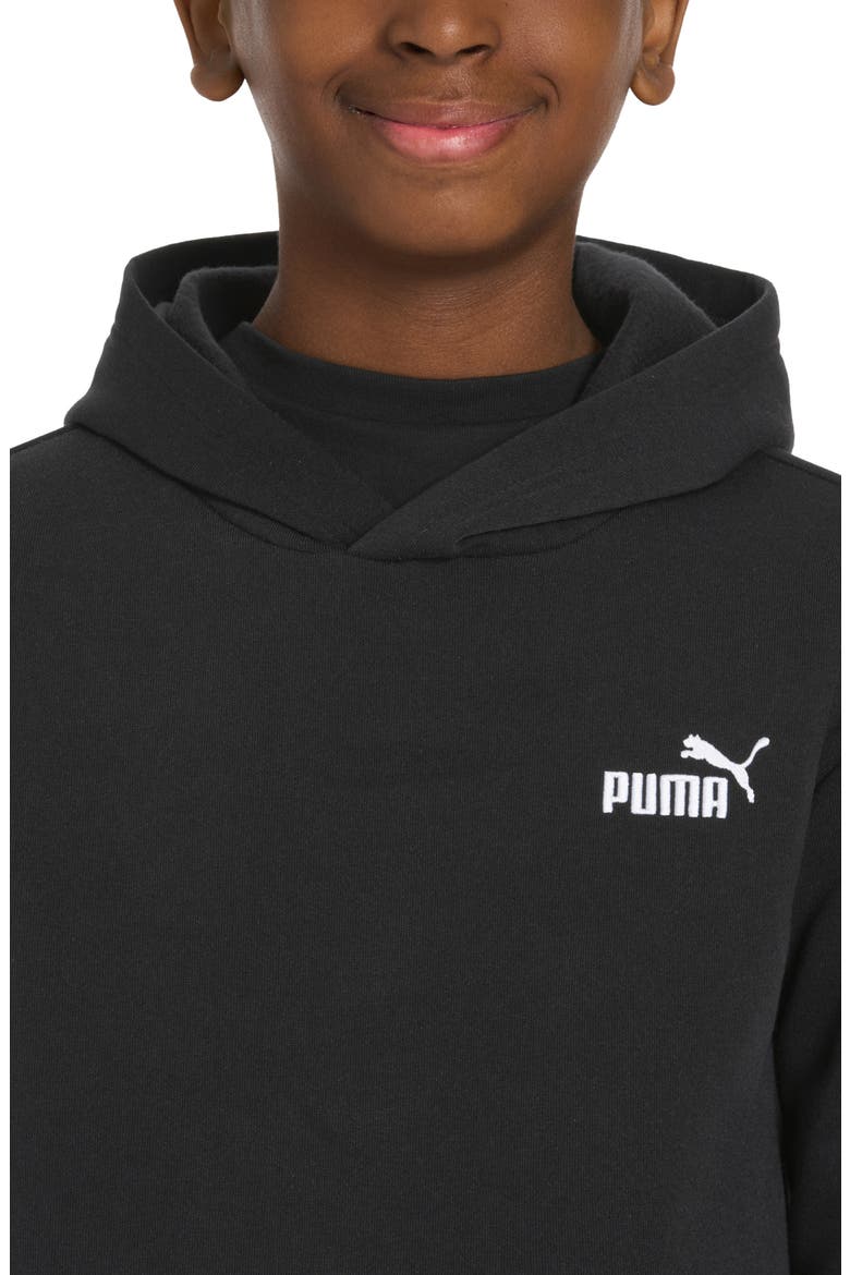Kids' Essential Basics Fleece Pullover Hoodie, Alternate, color, BLACK