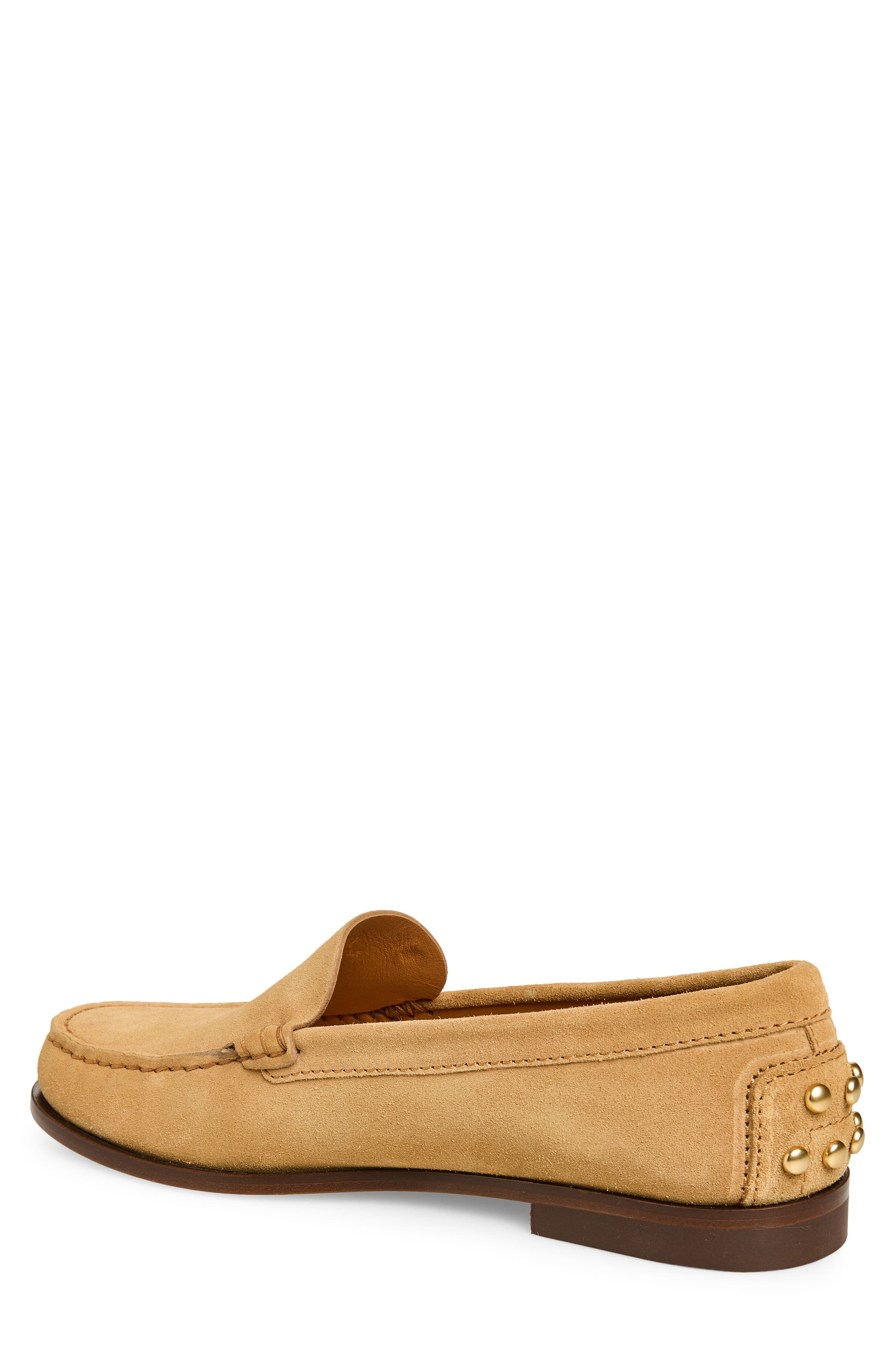 Tod's Stud Detail Slipper Loafer, Alternate, color, Ginger