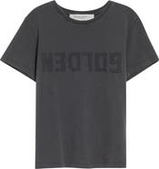 Golden Goose Distressed Cotton Logo Tee