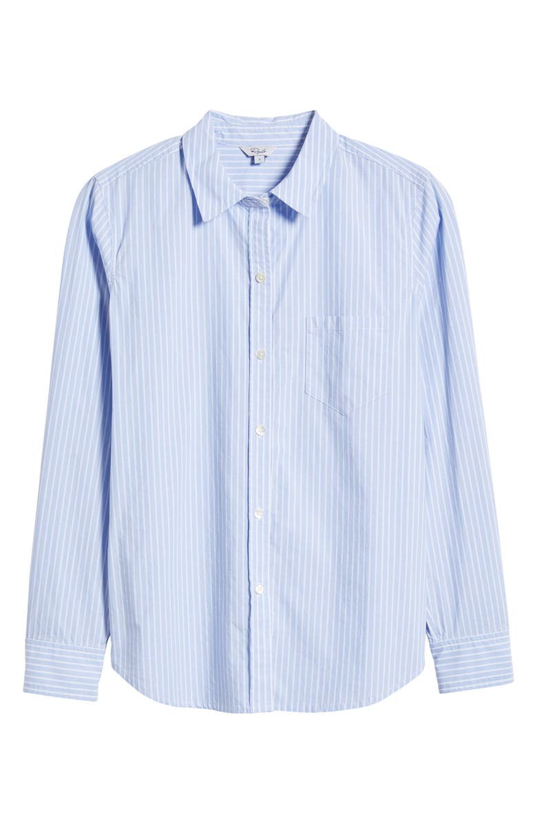 Rails Stina Stripe Shirt, Alternate, color, Oxford White Stripe