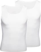 AllSaints 2-Pack Organic Cotton Rib Tanks