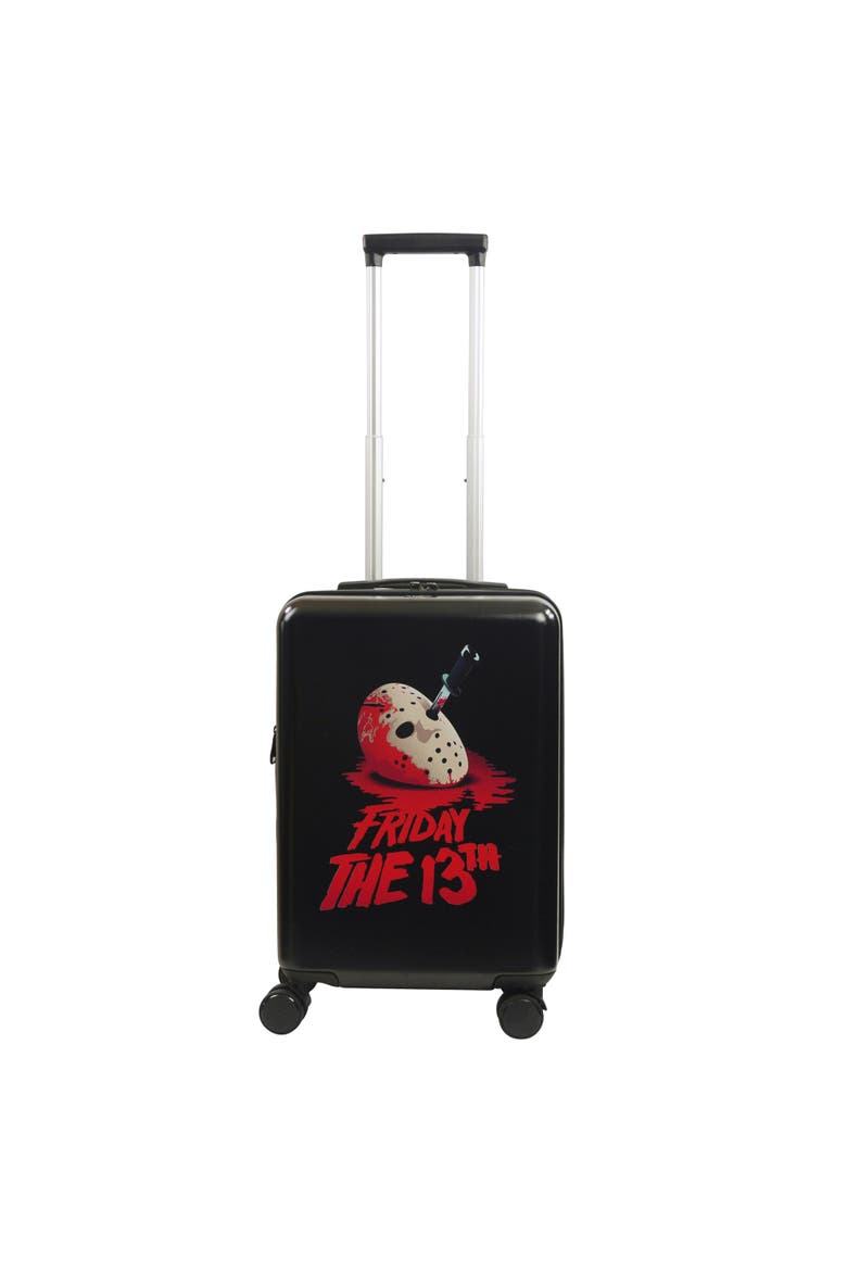 Friday The 13th 22.5" Carry-On Luggage, Alternate, color, BLACK