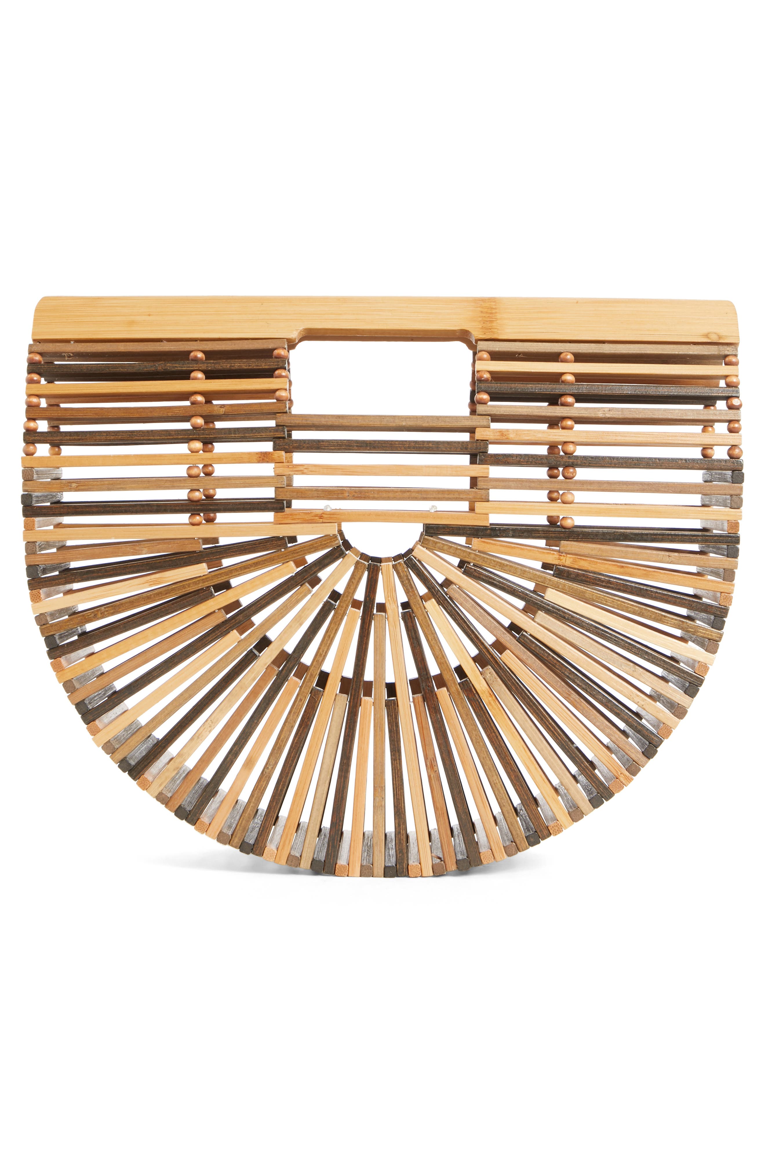 Small Ark Bamboo Handbag, Alternate, color, MULTI