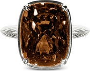 Sterling Forever Sterling Silver Cubic Zirconia Elongated Cushion Ring