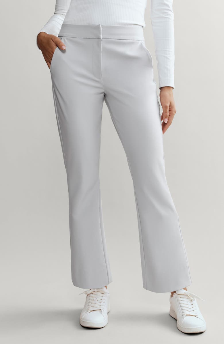 Rhone Double Bonded Pants, Main, color, Grey Mist