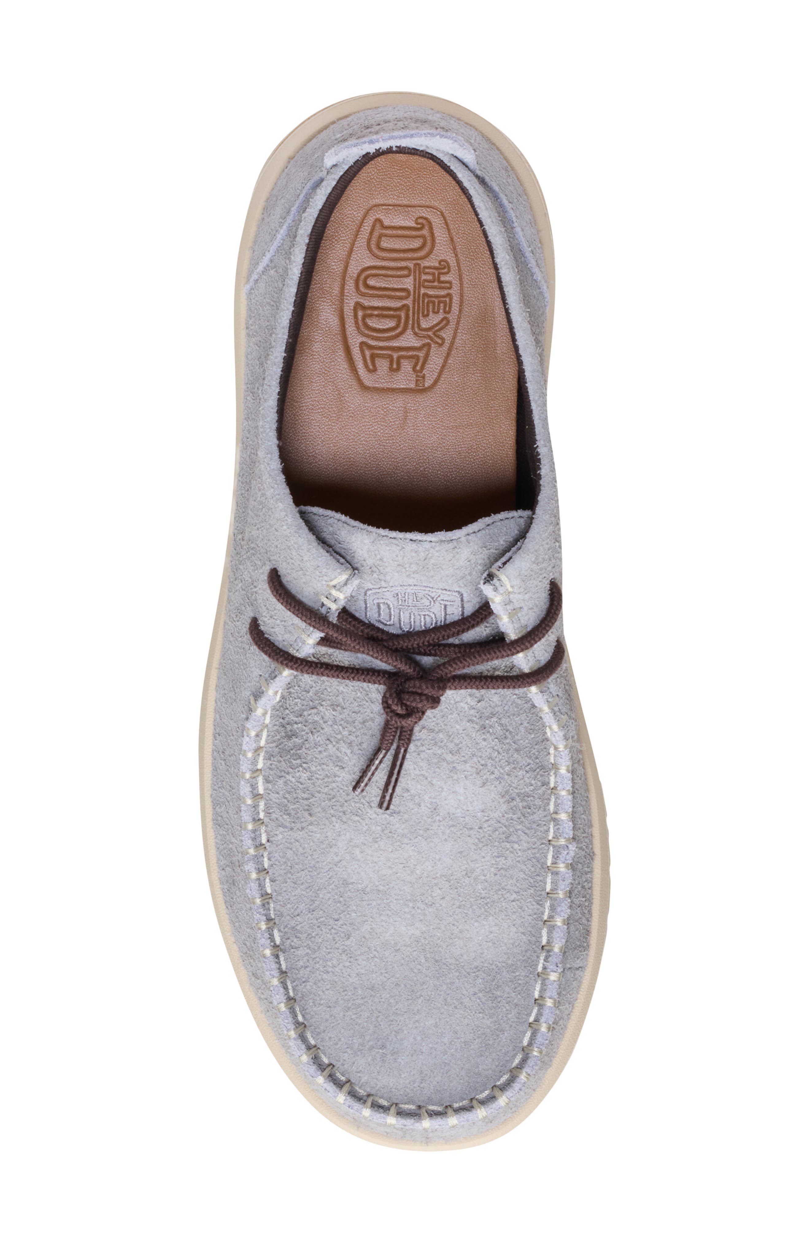 Hey Dude Wally NXT Moc Toe Lace-Up, Alternate, color, Grey