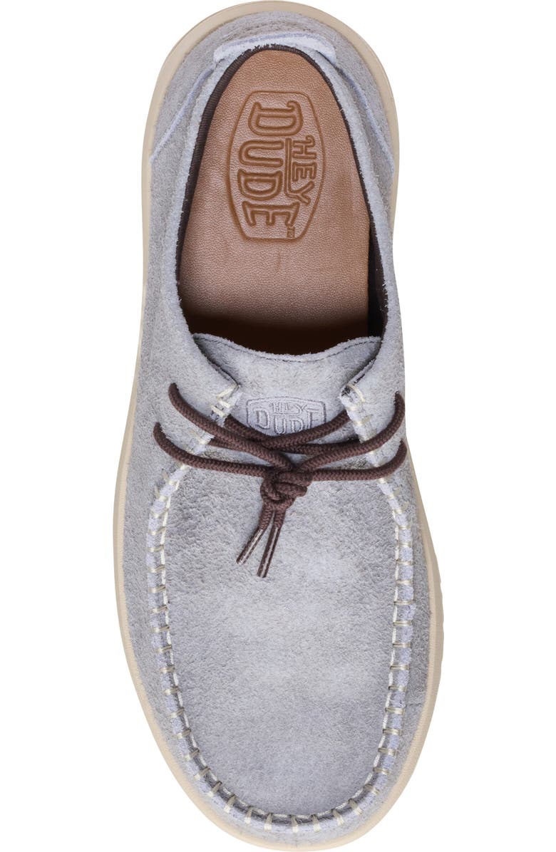 Hey Dude Wally NXT Moc Toe Lace-Up, Alternate, color, Grey