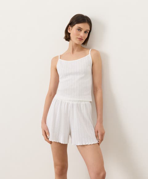 Organic Cotton Pointelle Cami