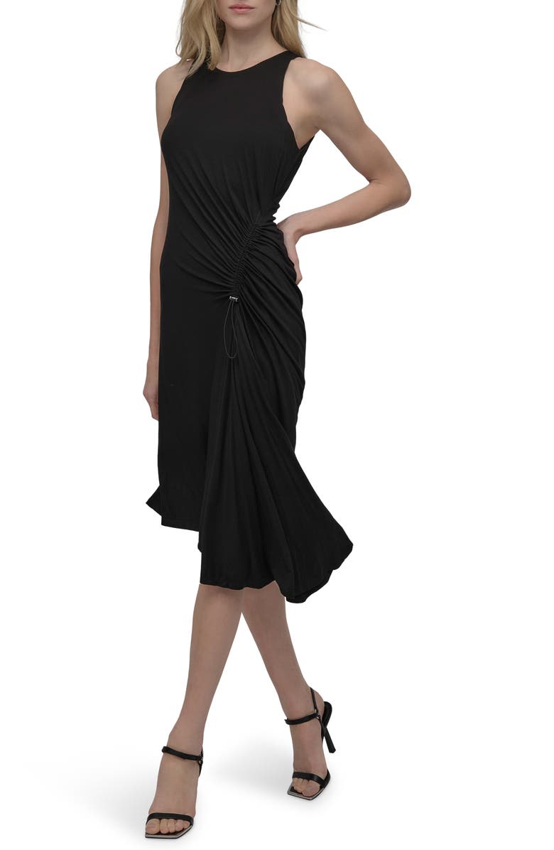 DKNY Jersey Ruched Sheath Dress, Alternate, color,
