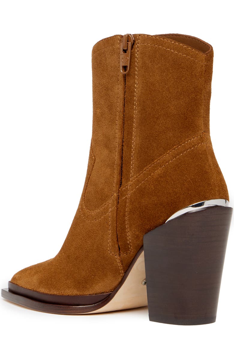 PAIGE Posey Block Heel Bootie, Alternate, color, Chbrn