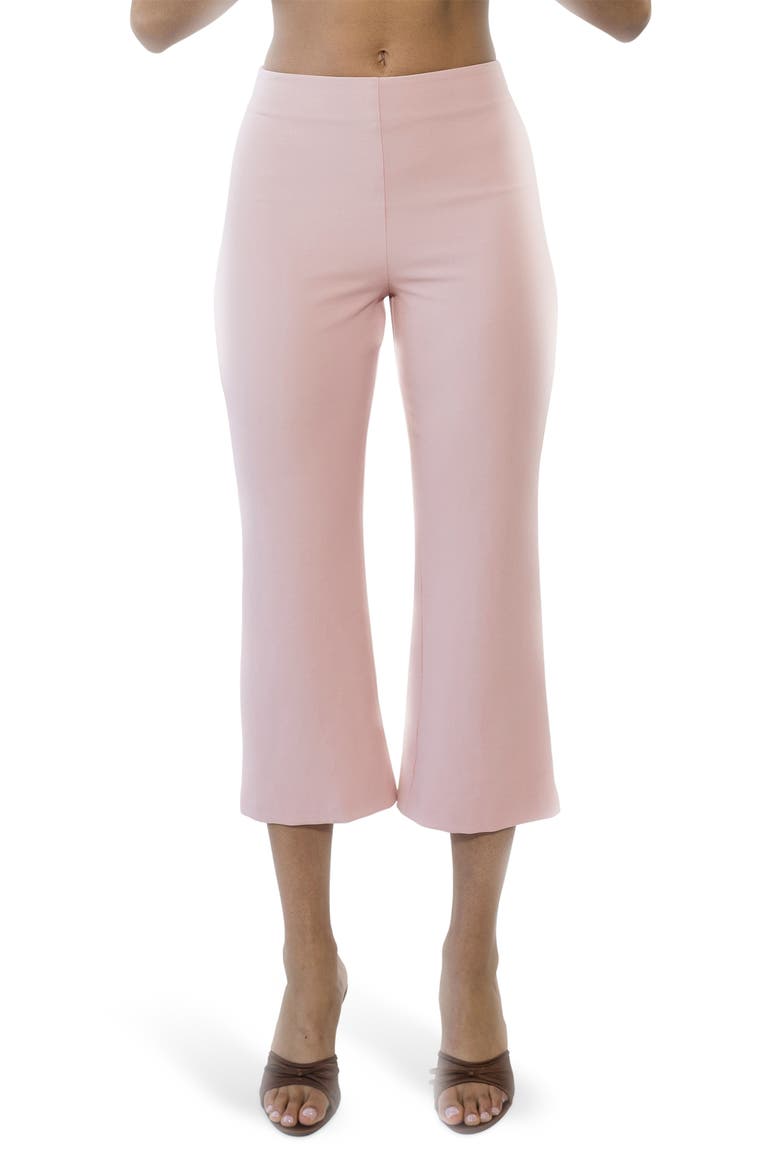 Quinn Flared Cropped Pants, Main, color, PINK