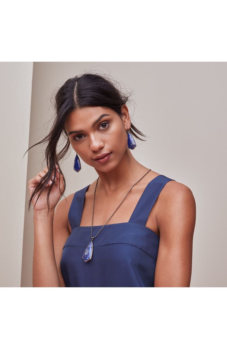 Kendra Scott 'Caroline' Semiprecious Stone Drop Earrings, Alternate, color, 