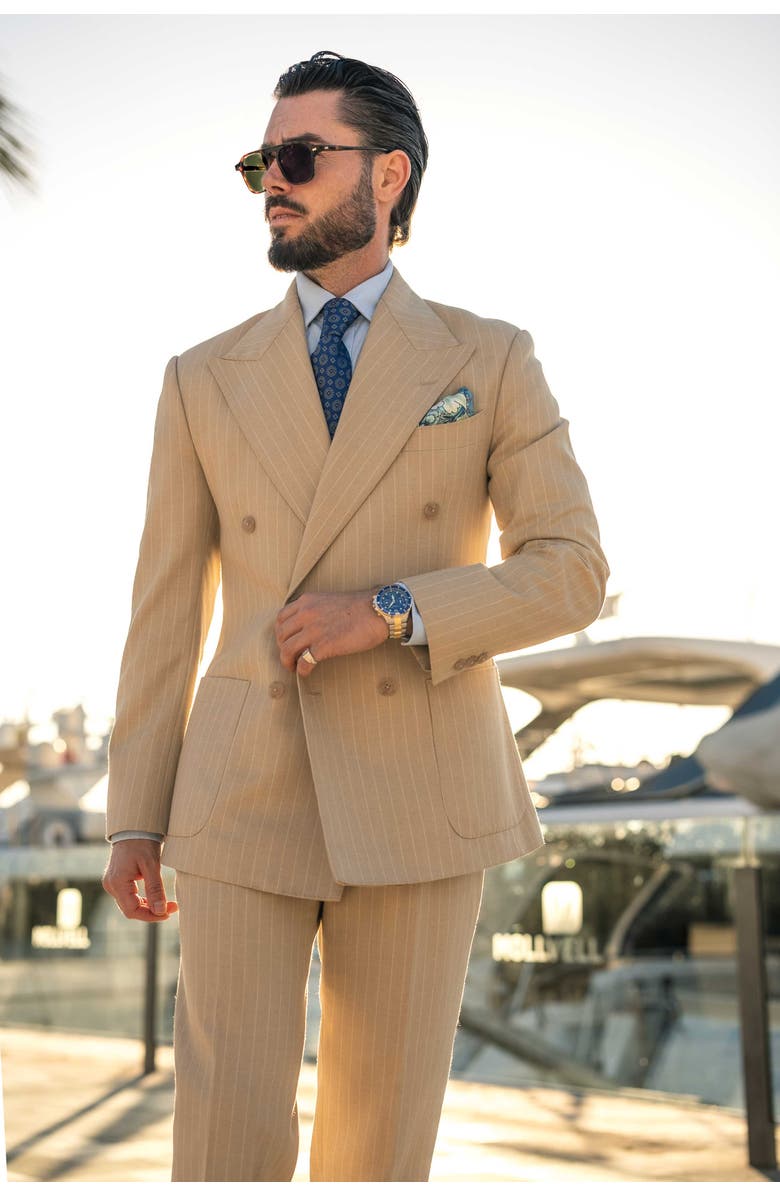 Elizabetta Ercole - Extra Long Silk Jacquard Tie for Men, Alternate, color, Ultramarine Blue