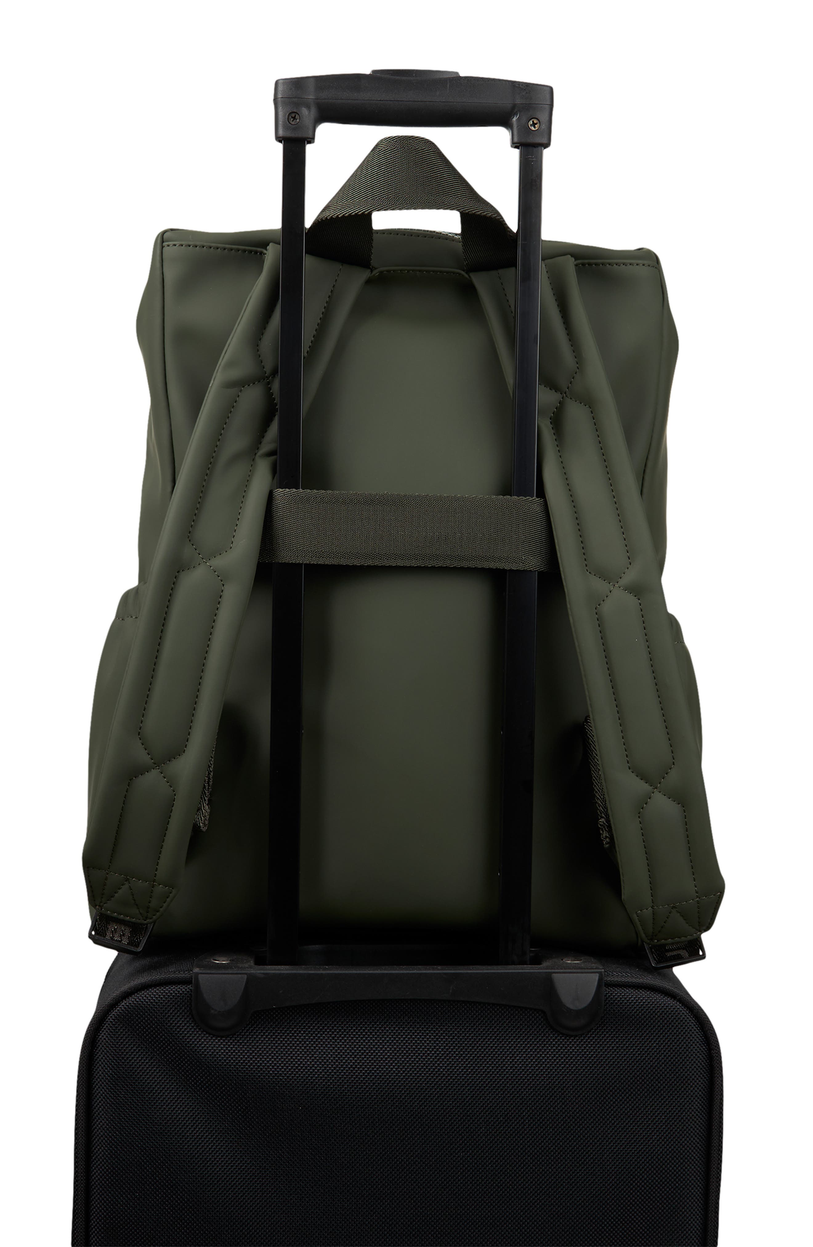 Top Clip Backpack, Alternate, color, MEDIUM GREEN