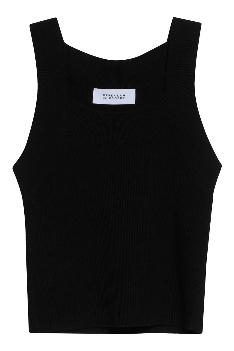 Dakota Tank Top, Alternate, color, BLACK